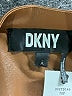 DKNY 100% Polyurethane Brown Short Sleeve Blouse Size M - photo 7
