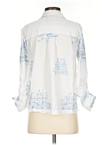 Jane and Delancey 3/4 Sleeve Button-Down Shirt (view 2)