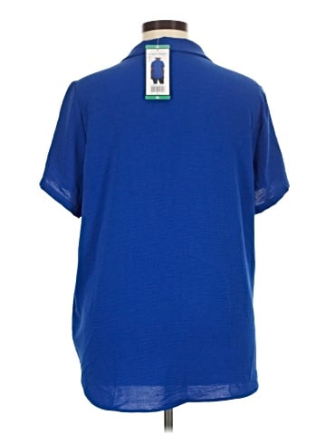 Hilary Radley Short Sleeve Blouse (view 2)