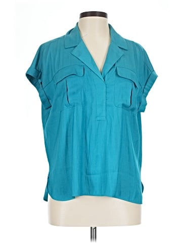 Rose + Olive Short Sleeve Blouse (view 1)