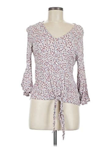 Mossimo Supply Co. 3/4 Sleeve Blouse (view 1)