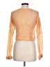 Free People Metallic Orange Pullover Sweater Size L - photo 2