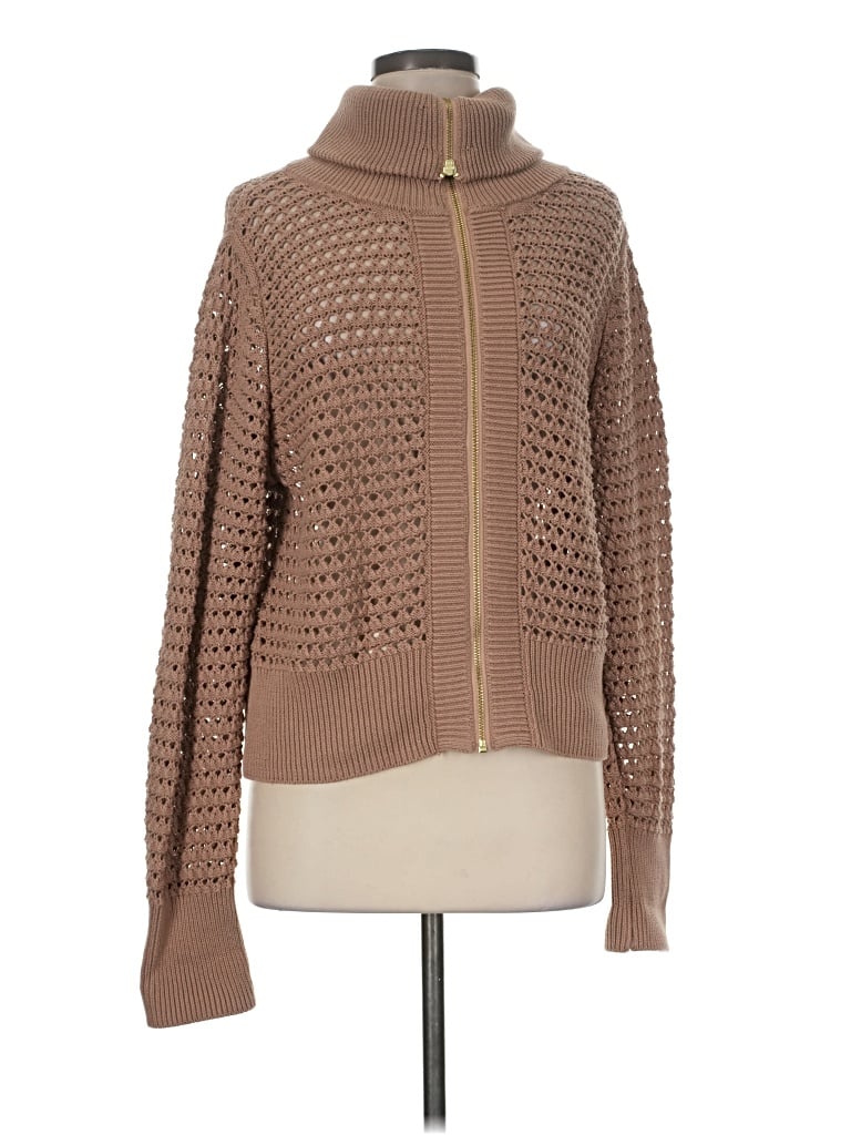 Pre-owned Varley Cardigan Sweater In Tan