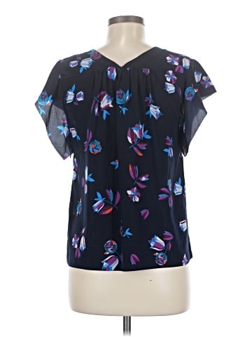 Rebecca Taylor Short Sleeve Silk Top (view 2)