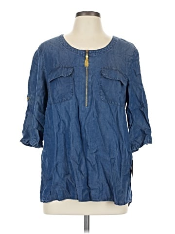 Ellen Tracy 3/4 Sleeve Blouse (view 1)