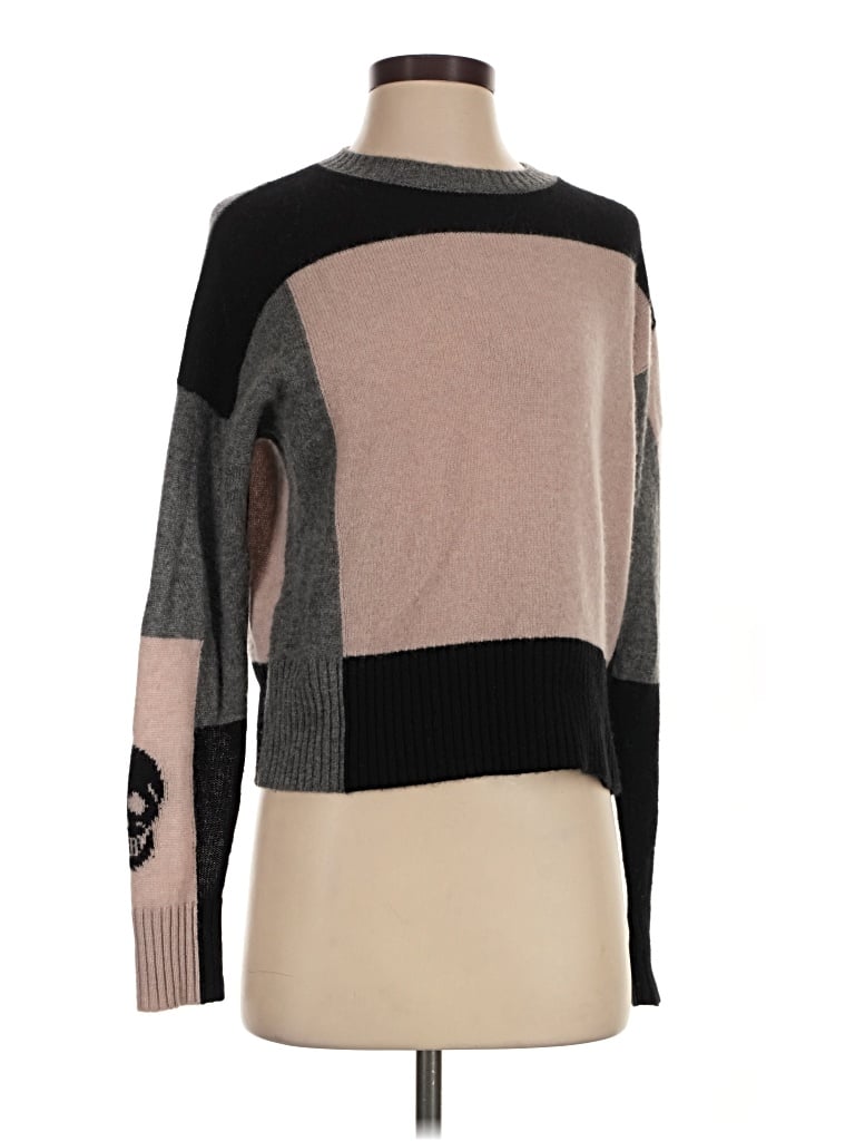 Pre-owned Skull Cashmere Cashmere Pullover Sweater In Tan