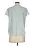 Ann Taylor 100% Polyester Teal Short Sleeve Blouse Size S (petite) - photo 2