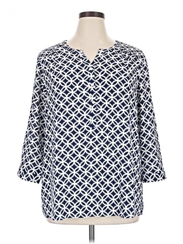 Van Heusen 3/4 Sleeve Blouse (view 1)