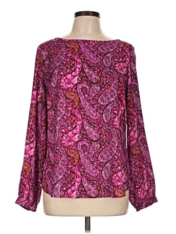 Ann Taylor Long Sleeve Blouse (view 1)