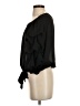 CeCe 100% Polyester Black 3/4 Sleeve Blouse Size S - photo 5