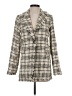 Ellen Tracy 100% Polyester Plaid Ivory Blazer Size XS - photo 1