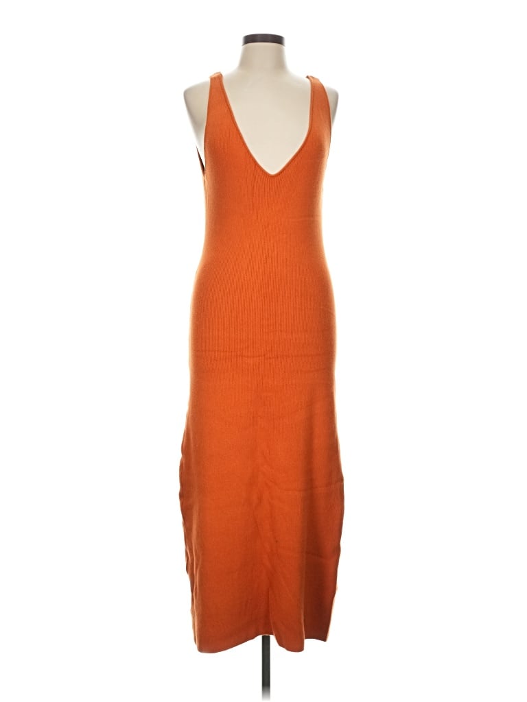 Pre-owned Fp Beach Casual Dress In Orange