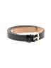 BR 100% Leather Black Leather Belt Size L - photo 1