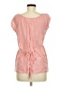 Max Studio 100% Cotton Pink Short Sleeve Blouse Size M - photo 2