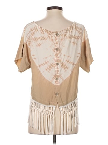 Gypsy 05 Short Sleeve Silk Top (view 2)