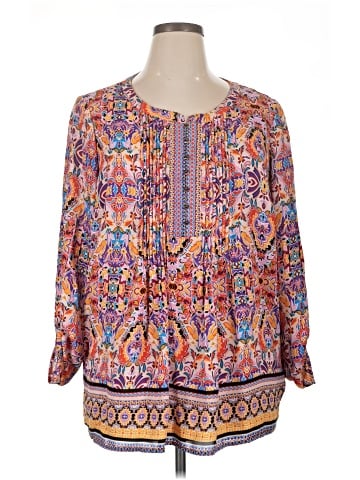 Sharagano 3/4 Sleeve Blouse (view 1)