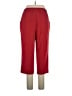 Alia Solid Red Casual Pants Size 14 - photo 2
