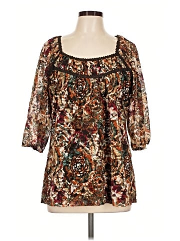 Fashion Bug 3/4 Sleeve Blouse (view 1)