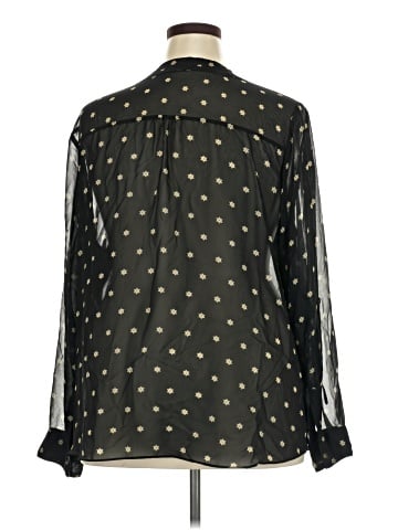 a.n.a. A New Approach Long Sleeve Blouse (view 2)