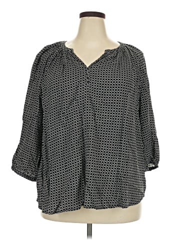 Jones & Co 3/4 Sleeve Blouse (view 1)
