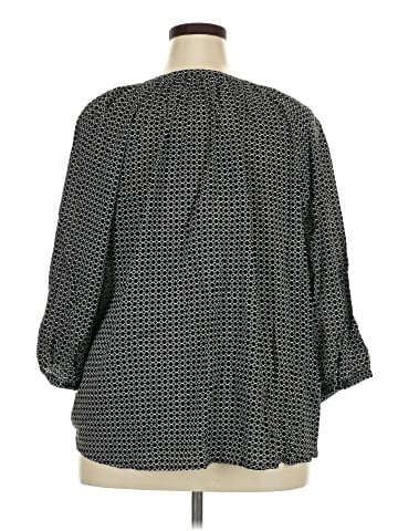 Jones & Co 3/4 Sleeve Blouse (view 2)