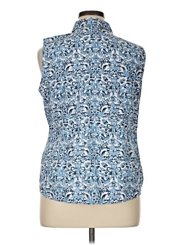 Talbots Outlet Sleeveless Button-Down Shirt (view 2)
