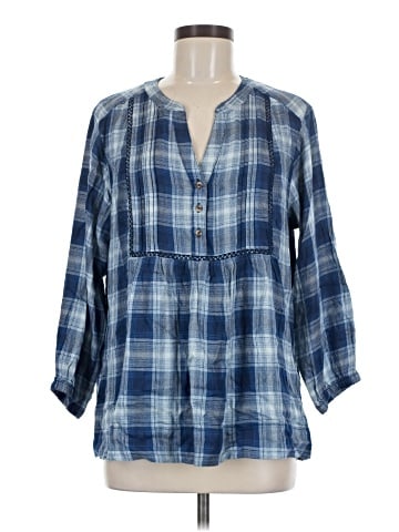 Wrangler Jeans Co 3/4 Sleeve Blouse (view 1)