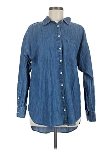 Ann Taylor LOFT Long Sleeve Button-Down Shirt (view 1)