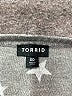 Torrid 100% Rayon Stars Silver Pullover Sweater Size Med Plus (00) - photo 7