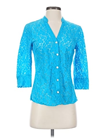 Valerie Stevens 3/4 Sleeve Button-Down Shirt (view 1)