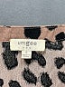 Umgee Animal Print Brown Long Sleeve Blouse Size S - photo 7