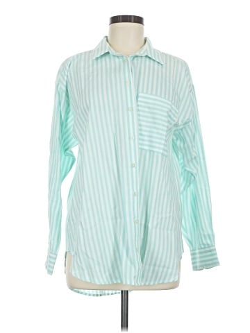 Ann Taylor LOFT Long Sleeve Button-Down Shirt (view 1)