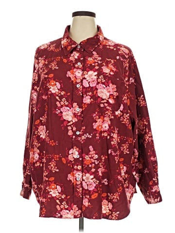 Woman Within Long Sleeve Blouse (view 1)
