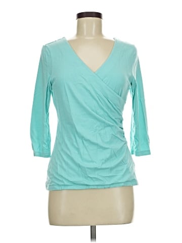 Soft Surroundings 3/4 Sleeve Top (view 1)