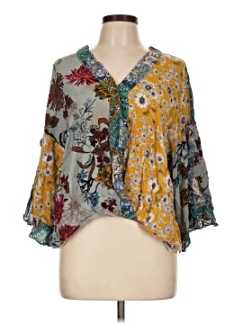 Umgee 3/4 Sleeve Blouse (view 1)