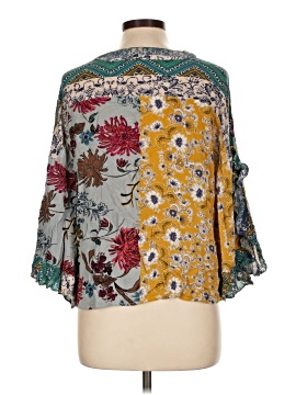 Umgee 3/4 Sleeve Blouse (view 2)