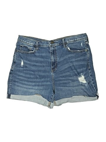 a.n.a. A New Approach Denim Shorts (view 1)