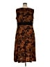 Perceptions Brown Casual Dress Size 2X - photo 2