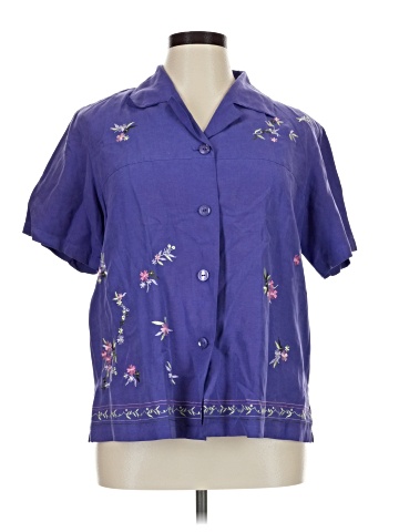 DressBarn Short Sleeve Blouse (view 1)