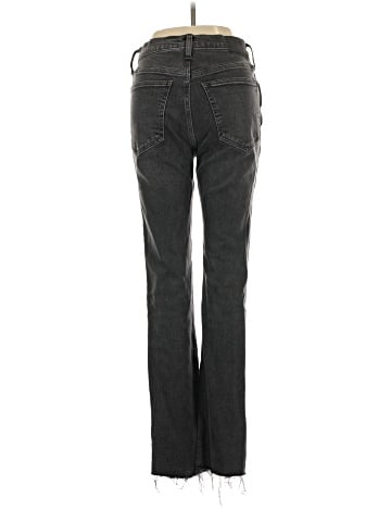 Madewell Mid-Rise Stovepipe Jeans in Armand Wash: Raw-Hem Edition (view 2)