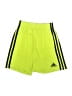 Adidas 100% Polyester Yellow Athletic Shorts Size 8 - photo 1