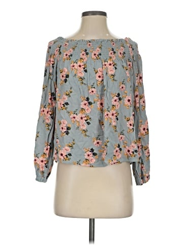 Xhilaration Long Sleeve Blouse (view 1)