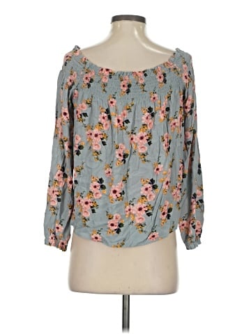 Xhilaration Long Sleeve Blouse (view 2)