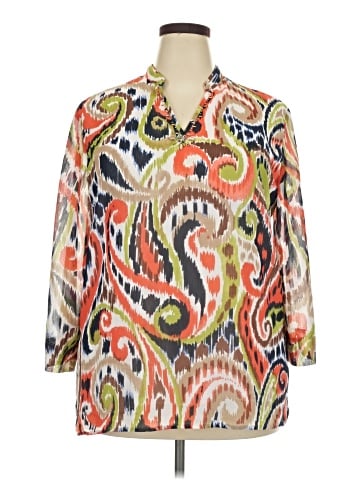 Alfred Dunner 3/4 Sleeve Blouse (view 1)