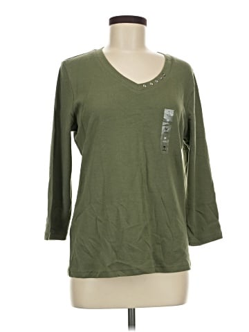 Karen Scott 3/4 Sleeve T-Shirt (view 1)
