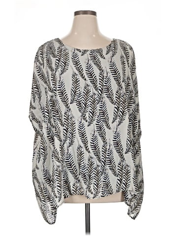 Joan Vass Short Sleeve Blouse (view 1)