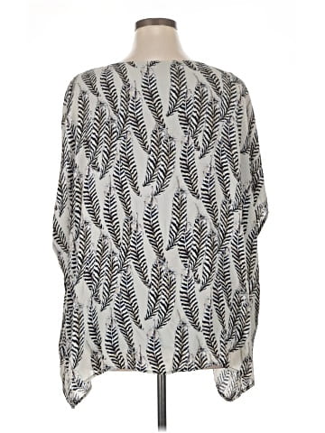 Joan Vass Short Sleeve Blouse (view 2)