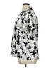 Worthington Floral Silver Short Sleeve Blouse Size 1X - photo 5