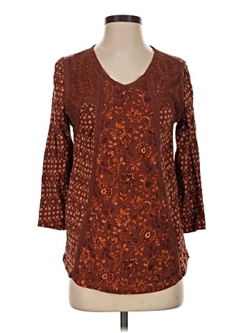 Lavish 3/4 Sleeve Blouse (view 1)