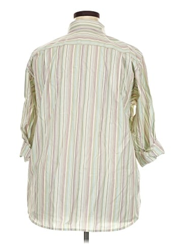 Lands' End 3/4 Sleeve Button-Down Shirt (view 2)
